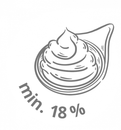 Dairy ice cream – min. 18 %
